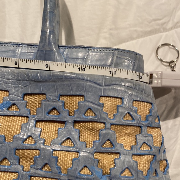 Nancy Gonzalez crocodile light blue bag - Picture 7 of 15